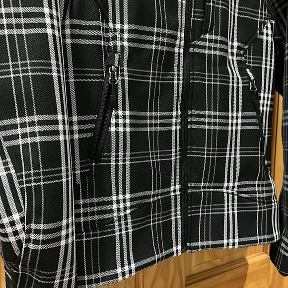 Spyder black & white plaid jacket - Picture 2 of 12